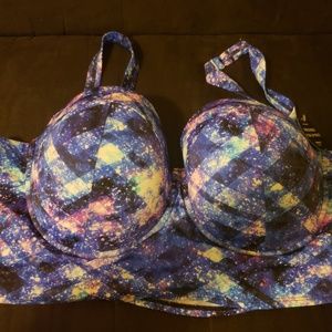 Galaxy mermaid swim top